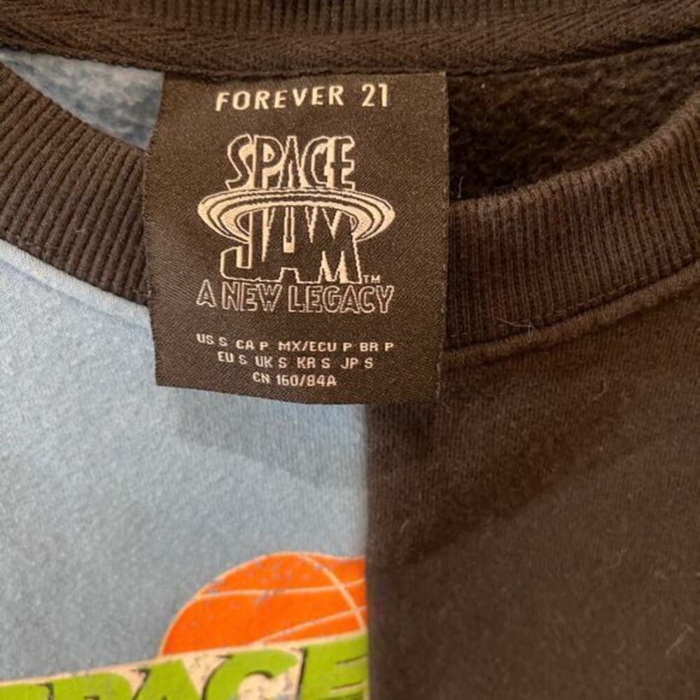 Space Jam/Tune Squad Split Sweatshirt Forever 21 - Picture 4 of 6